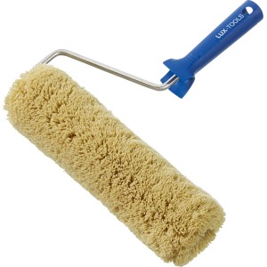 LUX Dispersionsroller 25 cm mit Langflor, Polyester-Vestan für gleichmäßige Farbverteilung.