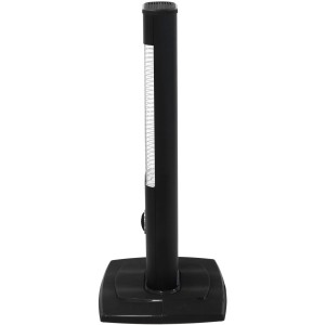 Schwarzer Vasner Infrarot-Heizstrahler StandLine Mini 15 mit Standfuß.