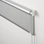 Schöner Wohnen Thermo-Rollo Martha, 45x150 cm, hellgrau, mit Kettenzug und alubeschichteter Rückseite.