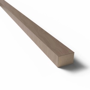 Paneel-Abschlussleiste Walnuss, MDF braun, 2,7x300cm. Zubehör für Paneele.