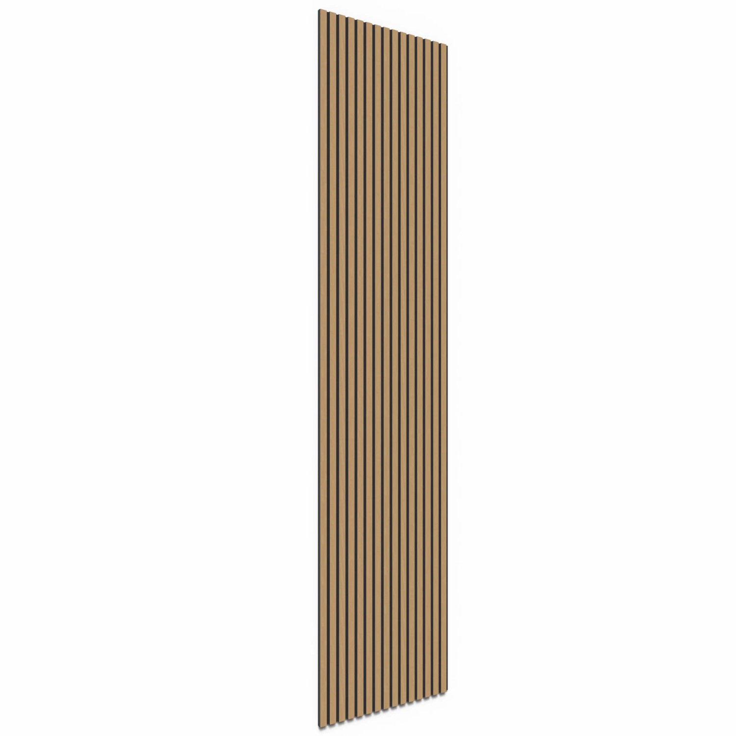 Akustikpaneel Eiche Natur, 240cm, zur Wandverkleidung und Schallabsorption.