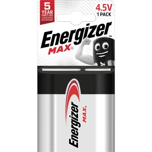 Energizer Max 4,5V Batterie, 3LR12 Alkaline, 1 Stück. Zuverlässige Energiequelle für Geräte.