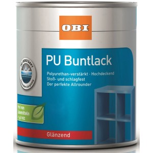 OBI PU Buntlack Tiefschwarz glänzend 750 ml