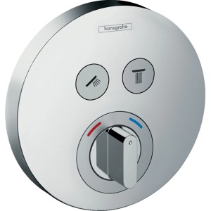 Hansgrohe ShowerSelect Unterputz Thermostat für 2 Verbraucher, Chrom.