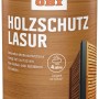 Dose OBI Holzschutz-Lasur Kiefer 2,5l für den Außenbereich. Holzlasur für Wetterschutz und UV-Schutz.