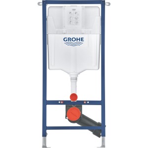 Grohe Rapid SL Element für WC, zur Trockenbau- oder Ständerwandmontage, mit Spülkasten.