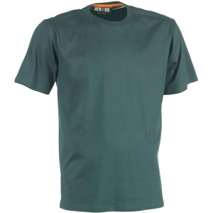 Grünes Herock T-Shirt Argo, kurzärmlig, Größe L, aus Baumwolle für Arbeitskleidung.