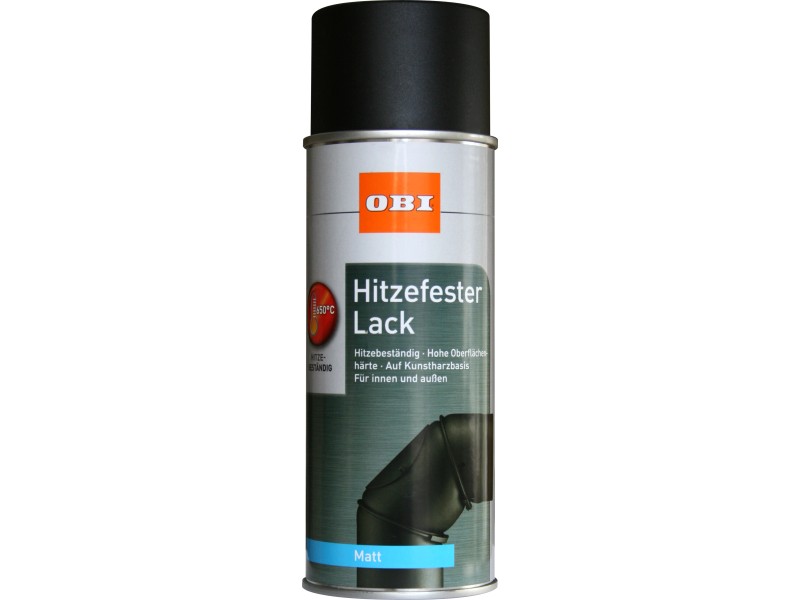 OBI Hitzefester Lack Spray Schwarz matt 400 ml kaufen bei OBI