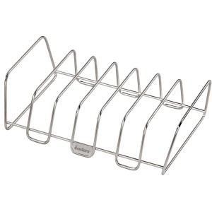 Enders Rippchenhalter aus Edelstahl für bis zu 7 Rippchen, auch als Bratenkorb nutzbar.
