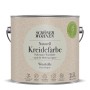 Schöner Wohnen Kreidefarbe Naturell Windstille, 2,5 l Dose, pudermatte Wandfarbe in hellem Grau.