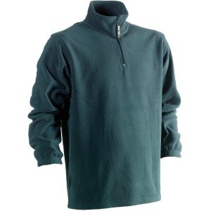 Herock Fleece Sweater Antalis in Grün, Größe XXXL. Arbeitskleidung mit Reißverschluss und elastischen Bündchen.