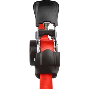 LAS Automatik Spanngurt 500 kg mit Ratsche und rotem Gurtband.