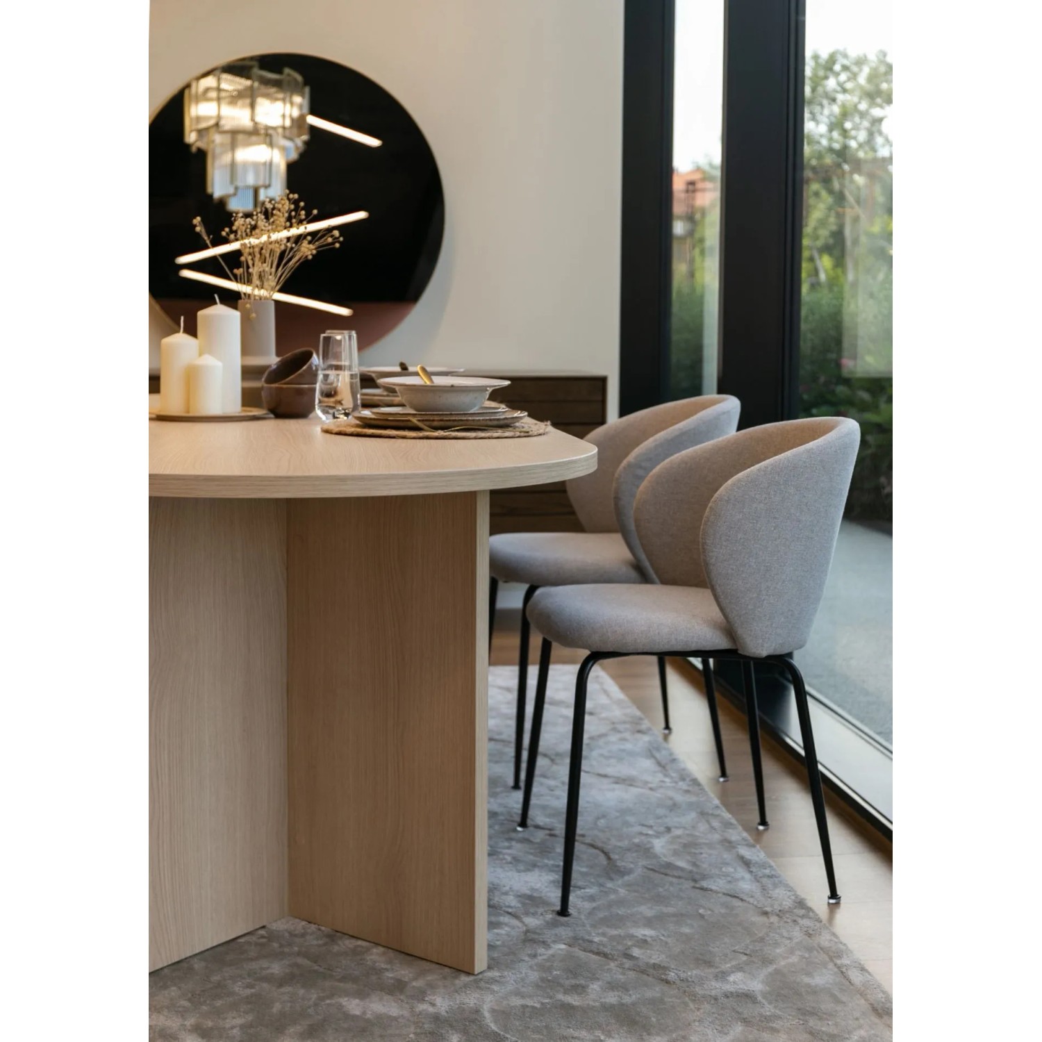 Selsey Esstisch Ovo Oval Holzoptik Eiche Lindberg 204 cm kaufen bei OBI