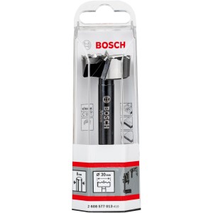 Bosch Forstnerbohrer, 30 mm, für präzise Holzarbeiten. Holzbohrer in Verpackung.