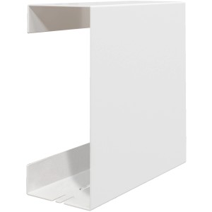 Schulte Duschablage zum Kleben, Größe L, mattweiß, aus Aluminium.