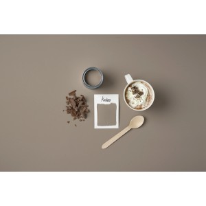 Rust-Oleum Kreidefarbe Kakao: Matte Möbelfarbe mit Farbbeispiel, Kakao, Schokolade und Heißgetränk.