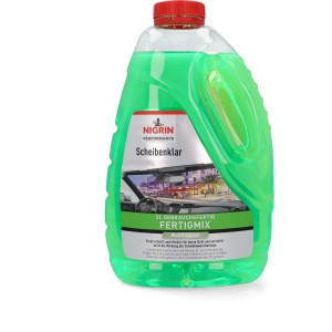 Nigrin Scheibenklar Fertigmix BubbleGum 3 l, Autopflege für klare Sicht.