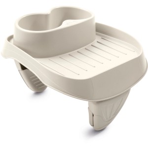 Intex Ablagetablett mit Getränkehalter für Whirlpool, beige Kunststoffablage.