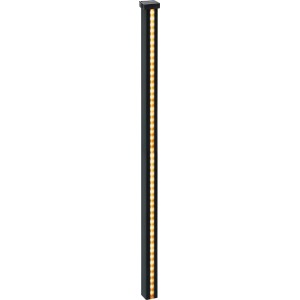 Weiße Solar-LED-Lichtleiste (176 cm) für WPC-Zaunpfosten, Zubehör für Zaunbau & Sichtschutz.