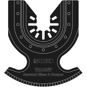 Worx WA4957 Hobelspachtel für Sonicrafter, Zubehör für Multifunktionswerkzeuge.