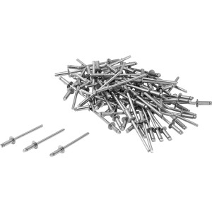 LUX-TOOLS Edelstahl Blindniete 3 mm x 10 mm 100 Stück