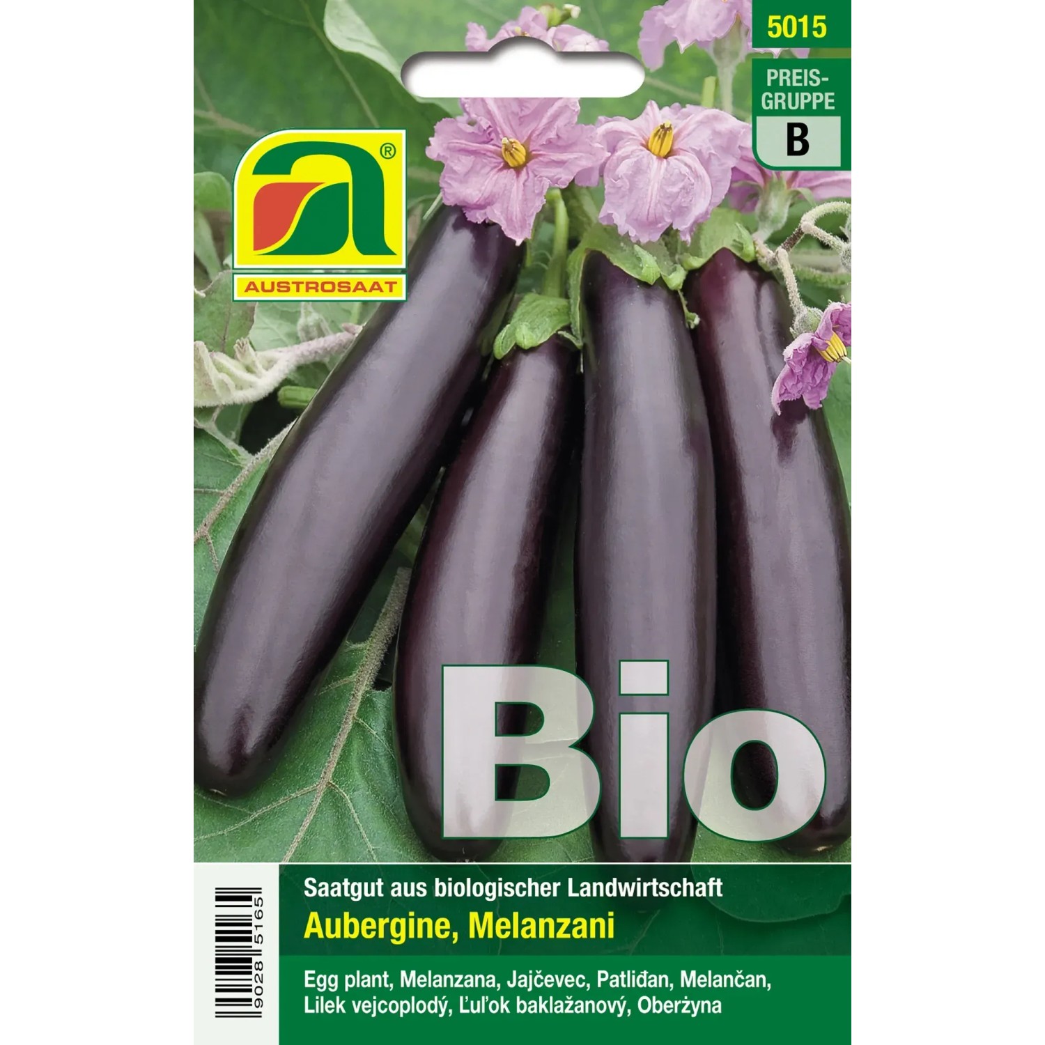 Austrosaat Saatgut Aubergine Bio Solanum melongena L. (Eierfrucht,  Melanzani) kaufen bei OBI