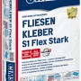 Cimsec Fliesenkleber S1 Flex stark, 20 kg Sack. Flexibler Fliesenkleber für Innen- und Außenbereich.