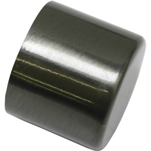 Gardinia Endkappe Chicago, Titan, für Stilgarnituren mit Ø 20 mm. Zubehör für Gardinenstangen.