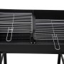 Tepro Grillfass Detroit Holzkohlegrill mit zwei Grillrosten und Windschutz.