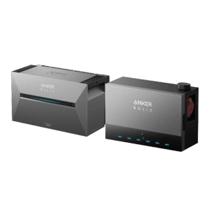 Anker Solix Solarbank mit Power Dock und 2,7 kWh Speicher für Balkonkraftwerke.