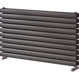 Ximax Raumheizkörper Fortuna Duplex, horizontal, anthrazit, 995 Watt.