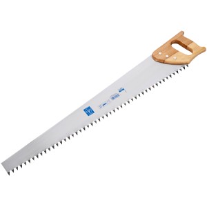 LUX Leichtbetonsäge Classic, 700 mm, mit Buchenholzgriff. Ideal zum Schneiden von Porenbeton.