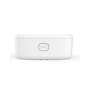 Eufy Bewegungssensor, weiße Kameraüberwachung mit 100° Blickfeld und 9m Reichweite.