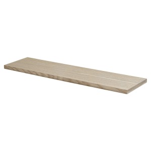 Dolle Holzregal Lite Nature, Eiche furniert, 80x25x2 cm. Regal für Wandmontage oder Möbelbau.