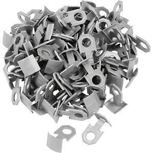 LUX Nivellierhilfe Systemclips, 100 Stück, 1,5 mm, für Fliesen von 7-15 mm Stärke.