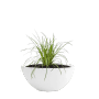 Pflanzwerk Pflanzschale Bowl Premium Frostbeständig Lotus-Effekt 45 cm Weiß_2