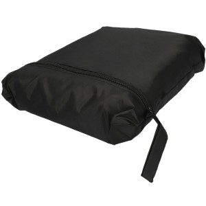 Cartrend Fahrradschutzhülle für Heckmontage, schwarze Nylon-Abdeckung mit Reißverschluss.