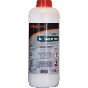 Adamol Kühlerschutz AF48 G11, 1,5 l Flasche. Frostschutz für Motoren.