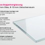 Nahaufnahme einer Glasscheibe für Alpholz Gartenhaus Maria Twin.