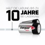 Energizer Max D Mono Batterien, 2er-Pack. Alkali-Batterien für Geräte des täglichen Bedarfs, 10 Jahre lagerfähig.