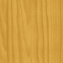Detailaufnahme der Holzmaserung, Farbton Kiefer, behandelt mit OBI Wetterschutz-Holzlasur 2in1.