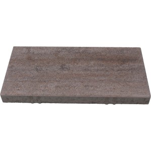 Terrassenplatte Modern Muschelkalk, 50x25x4 cm, Betonplatte für Terrasse und Gehweg.