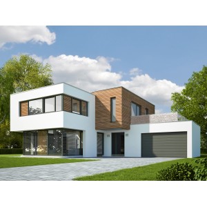 Balkonsichtschutz Stein Design, 90x500cm, aus Polyester-Gewebe mit Ösen und Befestigungsleine.