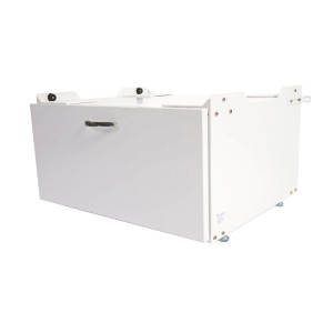 MCW Waschmaschinenunterschrank E50 Schublade 33x61x52cm Weiß