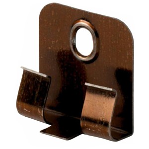 Tilo Sockelleistenclip, dunkelgrau, zur unsichtbaren Befestigung von Sockelleisten.