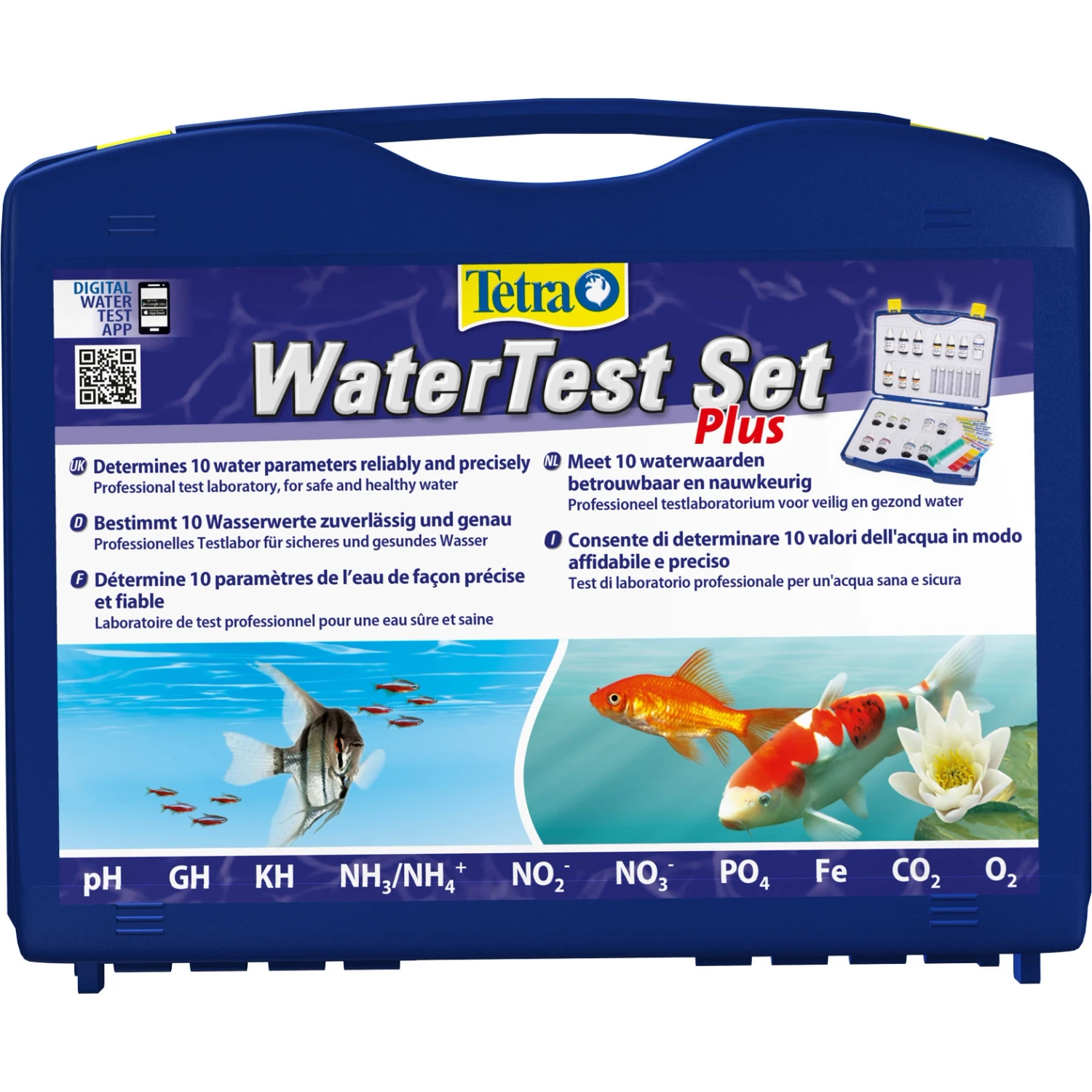 Тест воды для аквариума купить. Sera Aqua-Test Set тесты для аквариумной воды. Тетра. Tetra watertest. Тесты аквариума Tetra.