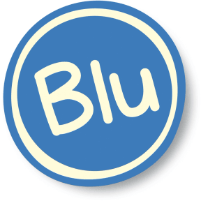 Blu logo link